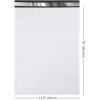 imageFuxury 1000pcs 10x13quot Poly MailersWaterproof Shipping Bags for ClothingStrong Adhesive Shipping Envelopes for Small BusinessSelf Seal Poly Mailer BagsFlexible Mailing Bags WhiteWhite