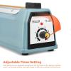 imageFuxury 12 Inch Impulse Bag Sealer Heat Sealer Machine Closer for Cookies Manual Hot Min Sealing Machine for Poly Bag ampamp Shrink Wrap with 2 Free Repair Kit Blue
