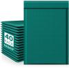 imageFuxury 250 Pack Black Bubble Mailers 105x16 Inch Self Seal Padded Envelopes Waterproof Mailing Envelopes Bubble Padded Cushioning Padded Mailers Bubble Bags for Packaging Small Business Large 5Forest Green