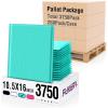 imageFuxury 250 Pack Black Bubble Mailers 105x16 Inch Self Seal Padded Envelopes Waterproof Mailing Envelopes Bubble Padded Cushioning Padded Mailers Bubble Bags for Packaging Small Business Large 5Teal
