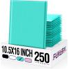 imageFuxury 250 Pack Black Bubble Mailers 105x16 Inch Self Seal Padded Envelopes Waterproof Mailing Envelopes Bubble Padded Cushioning Padded Mailers Bubble Bags for Packaging Small Business Large 5Teal