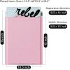 imageFuxury 250 Pack Black Bubble Mailers 105x16 Inch Self Seal Padded Envelopes Waterproof Mailing Envelopes Bubble Padded Cushioning Padded Mailers Bubble Bags for Packaging Small Business Large 5Light Pink