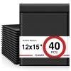 imageFuxury 500 Pack Black Bubble Mailers 85x12quot Bubble Envelopes Usable 85x11 Inch Strong Adhesion Padded Mailer Thick Padded Envelopes Mailers for Small Business Mailing Books Clothes Makeup SuppliesBlack