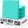 imageFuxury 500 Pack Teal Bubble Mailers 85x12quot Medium Opaque Padded Envelopes Strong Adhesion Bubble Mailer Thick Padded Envelopes Mailers for Small Business Mailing Books Clothes Makeup SuppliesTeal