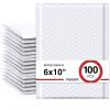 imageFuxury 500 Pack White Bubble Mailers 6x10 Inch Small Bubble Shipping Envelopes0 Thick Bubble Padded Mailer Strong Adhesion Padded Envelopes for Mailing JewelryMakeupWhite