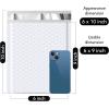 imageFuxury 500 Pack White Bubble Mailers 6x10 Inch Small Bubble Shipping Envelopes0 Thick Bubble Padded Mailer Strong Adhesion Padded Envelopes for Mailing JewelryMakeupWhite