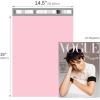 imageFuxury 500 Pcs Poly Mailers 145x19 Inch Bulk Shipping Bags for Clothing Strong Adhesive Shipping Envelopes for Small Business SuppliersWaterproof Mailers Poly Bags Mailing Envelopes WhiteLight Pink