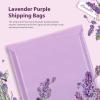 imageFuxury 500 Pcs Poly Mailers 145x19 Inch Bulk Shipping Bags for Clothing Strong Adhesive Shipping Envelopes for Small Business SuppliersWaterproof Mailers Poly Bags Mailing Envelopes TealLight Purple