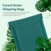 imageFuxury 500 Pcs Poly Mailers 145x19 Inch Bulk Shipping Bags for Clothing Strong Adhesive Shipping Envelopes for Small Business SuppliersWaterproof Mailers Poly Bags Mailing Envelopes TealForest Green