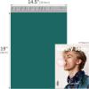 imageFuxury 500 Pcs Poly Mailers 145x19 Inch Bulk Shipping Bags for Clothing Strong Adhesive Shipping Envelopes for Small Business SuppliersWaterproof Mailers Poly Bags Mailing Envelopes TealForest Green