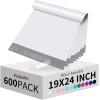 imageFuxury 500Pcs Poly Mailers 10x13 InchShipping Bags Bulk for ClothesStrong Adhesive Shipping Envelopes for Small BusinessSelf Seal Mailing BagsBlackWhite