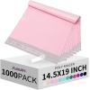 imageFuxury 70000 Pcs 145X19quot Poly Mailers Envelopes Shipping Bags for ClothingStrong Adhesive Packaging Bag for Small Business Suppliers Self Seal Mailing Poly BagsTealPink