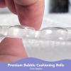 imageFuxury Bubble Cushioning Wrap 1 Pack 16 inch x 36 ft Bubble Cushioning Wrap for Packing and Moving Boxes Shipping Cushioning Supplies Perforated Every 12Clear