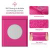 imageFuxury Bubble Mailer 85x12 Inch 25 Pack SelfSeal Adhesive Padded Envelopes Usable Size 85x11 Inch Water Resistant Shipping Bags for MailingPackagingSmall BusinessShippingBlack 2Hot Pink