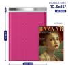 imageFuxury Bubble Mailer 85x12 Inch 25 Pack SelfSeal Adhesive Padded Envelopes Usable Size 85x11 Inch Water Resistant Shipping Bags for MailingPackagingSmall BusinessShippingBlack 2Hot Pink