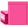 imageFuxury Bubble Mailers 4x8 Inch 500 Pack Padded Envelopes Usable Size 4x7quot Thick Mailing Envelopes Bubble Opaque Padded Mailers Shipping Bags for Mailing Jewelry Makeup Small Business WhitePink