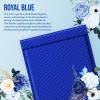 imageFuxury Bubble Mailers 4x8 Inch 500 Pack Padded Envelopes Usable Size 4x7quot Thick Mailing Envelopes Bubble Opaque Padded Mailers Shipping Bags for Mailing Jewelry Makeup Small Business WhiteRoyal Blue