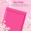 imageFuxury Bubble Mailers 4x8 Inch 500 Pack Padded Envelopes Usable Size 4x7quot Thick Mailing Envelopes Bubble Opaque Padded Mailers Shipping Bags for Mailing Jewelry Makeup Small Business WhitePink