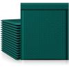 imageFuxury Bubble Mailers 4x8 Inch 500 Pack Padded Envelopes Usable Size 4x7quot Thick Mailing Envelopes Bubble Opaque Padded Mailers Shipping Bags for Mailing Jewelry Makeup Small Business WhiteForest Green