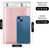 imageFuxury Bubble Mailers 4x8 Inch Teal 200 Pack Padded Envelopes Usable Size 4x7quot Thick Mailing Envelopes Bubble Opaque Padded Mailers Shipping Bags for Mailing Jewelry Makeup Small Business000Light Pink