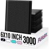imageFuxury Bubble Mailers 6x10 3000 Pack Black Padded Envelopes Usable Size 6x9quot Thick Mailing Envelopes Bubble Padded Shipping Bags for MailingPackaging Small Business Boutique Bulk 0Black