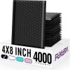 imageFuxury Bubble Mailers 6x10 3000 Pack Black Padded Envelopes Usable Size 6x9quot Thick Mailing Envelopes Bubble Padded Shipping Bags for MailingPackaging Small Business Boutique Bulk 0Black