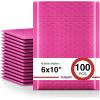 imageFuxury Bubble Mailers 6x10 3000 Pack Black Padded Envelopes Usable Size 6x9quot Thick Mailing Envelopes Bubble Padded Shipping Bags for MailingPackaging Small Business Boutique Bulk 0Pink