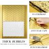 imageFuxury Gold Bubble Mailers 6x10 quot50 Pack Strong Adhesion Metallic Bubble EnvelopesWaterproof Padded EnvelopesDurable Padded MailersSuper Cute Packing for Jewelry Makeup SuppliesBulk 0Gold