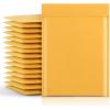 imageFuxury Kraft Bubble Mailer 85x12 Inch 25 PackStrong Adhesion Padded EnvelopesSelf Seal Bubble Envelopes Waterproof Cushioned Padded Mailers Packaging for Small BusinessBulk BlackYellow