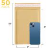 imageFuxury Kraft Bubble Mailer 85x12 Inch 25 PackStrong Adhesion Padded EnvelopesSelf Seal Bubble Envelopes Waterproof Cushioned Padded Mailers Packaging for Small BusinessBulk BlackBrown
