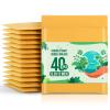 imageFuxury Kraft Bubble Mailers 4x8quot 400Pack Padded Envelopes Thick Bubble Envelopes Usable Size 4x7quot Waterproof Cushioned Padded Mailers Packaging for Small Business 000 YellowYellow