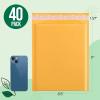 imageFuxury Kraft Bubble Mailers 4x8quot 400Pack Padded Envelopes Thick Bubble Envelopes Usable Size 4x7quot Waterproof Cushioned Padded Mailers Packaging for Small Business 000 YellowYellow