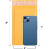 imageFuxury Kraft Bubble Mailers 4x8quot 500Pack EcoFriendly Padded Envelopes Thick Bubble Envelopes Usable Size 4x7quot Waterproof Cushioned Padded Mailers Packaging for Small Business 000 YellowYellow