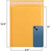 imageFuxury Kraft Bubble Mailers 4x8quot 500Pack EcoFriendly Padded Envelopes Thick Bubble Envelopes Usable Size 4x7quot Waterproof Cushioned Padded Mailers Packaging for Small Business 000 YellowYellow