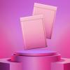 imageFuxury Opaque 4x8 Bubble Mailer 100 PackGradient Purple Cute Design Bubble EnvelopesStrong Adhesion Pattern Padded Mailing Envelopes for Shipping JewelryMakeup 000 Thick Bubble Padded MailerGradient Pink
