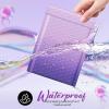 imageFuxury Opaque 4x8 Bubble Mailer 100 PackGradient Purple Cute Design Bubble EnvelopesStrong Adhesion Pattern Padded Mailing Envelopes for Shipping JewelryMakeup 000 Thick Bubble Padded MailerGradient Purple