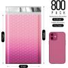 imageFuxury Opaque Bubble Mailers 6x10 Inch 100 Pack Gradient Pink Cute Design Padded EnvelopesStrong Adhesion Pattern Bubble Shipping Envelopes for Mailing JewelryMakeup 0 Thick Bubble Padded MailerGradient Pink