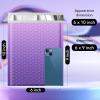 imageFuxury Opaque Bubble Mailers 6x10 Inch 100 Pack Gradient Pink Cute Design Padded EnvelopesStrong Adhesion Pattern Bubble Shipping Envelopes for Mailing JewelryMakeup 0 Thick Bubble Padded MailerGradient Purple