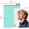 imageFuxury Poly Mailers 10x13 Inch 100 Pcs Waterproof Shipping Bags for Clothing Strong Adhesive Shipping Envelopes for Small Business Suppliers Self Seal Mailers Poly Bags Mailing Envelopes BeigeTeal