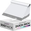 imageFuxury Poly Mailers 10x13 Inch 1200 Pcs Bulk Shipping Bags for Clothing Strong Adhesive Shipping Envelopes for Small Business SuppliersWaterproof Mailers Poly Bags Mailing Envelopes Light PurpleWhite