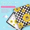 imageFuxury Poly Mailers 10x13 Inch 50PcsShipping Bags for ClothesStrong Adhesive Shipping Envelopes for Small Business Self Seal Poly Bag Mailing Envelopes Retro CheckerboardGroovy Flower