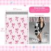 imageFuxury Poly Mailers 10x13 Inch 50PcsShipping Bags for ClothesStrong Adhesive Shipping Envelopes for Small Business Self Seal Poly Bag Mailing Envelopes Retro CheckerboardPink Bows
