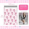 imageFuxury Poly Mailers 10x13 Inch 50PcsShipping Bags for ClothesStrong Adhesive Shipping Envelopes for Small Business Self Seal Poly Bag Mailing Envelopes Retro CheckerboardPink Bows