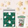 imageFuxury Poly Mailers 10x13 InchSturdy Shipping Bags for ClothesSelf Adhesive Mailing Shipping EnvelopesWaterproof Packaging Bags for Small BusinessColorful Mailers Poly Bags 50 Pack ButterfliesGreen Christmas Santa