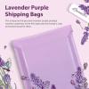 imageFuxury Poly Mailers 12x155 Inch 500 Pcs Bulk Shipping Bags for Clothing Strong Adhesive Shipping Envelopes for Small Business SuppliersWaterproof Mailers Poly Bags Mailing Envelopes Forest GreenLight Purple