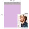 imageFuxury Poly Mailers 12x155Inch 500PcsWaterproof Shipping Bags for ClothingStrong Adhesive Shipping Envelopes for Small BusinessSelf Seal Mailing Bags Poly Mailer Bags BlackLight Purple