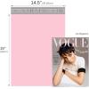 imageFuxury Poly Mailers 12x155Inch 500PcsWaterproof Shipping Bags for ClothingStrong Adhesive Shipping Envelopes for Small BusinessSelf Seal Mailing Bags Poly Mailer Bags BlackLight Pink