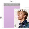 imageFuxury Poly Mailers 145x19quot 400Pcs Bulk Shipping Bags for Clothing Strong Adhesive Shipping Envelopes Waterproof Packaging Mailing Bag for Small Business White PolymailersLight Purple