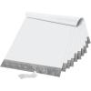 imageFuxury 500 Pcs Large Poly Mailers 19x24 Inch Bulk Shipping Bags for Clothing Strong Adhesive Shipping Envelopes for Small Business SuppliersWaterproof Mailers Poly Bags Mailing Envelopes TealWhite