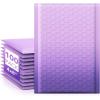 imageFuxury Opaque 4x8 Bubble Mailer 800 PackGradient Purple Cute Design Bubble EnvelopesStrong Adhesion Pattern Padded Mailing Envelopes for Shipping JewelryMakeup 000 Thick Bubble Padded MailerGradient Purple